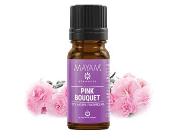 Mayam rózsaszín csokor természetes kozmetikai illatosító 10ml