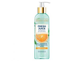 Bielenda FRESH JUICE hidratáló micellás arctisztító gél - narancs + citrus víz 190g