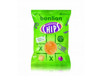Benlian food kukorica és barnarizs chips sajt-hagyma 50g