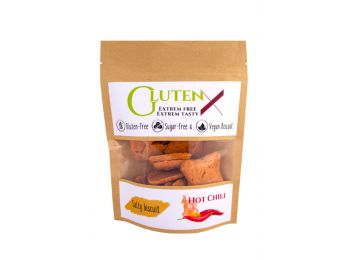 Glutenex vegán keksz chili gluténmentes cukormentes 100g