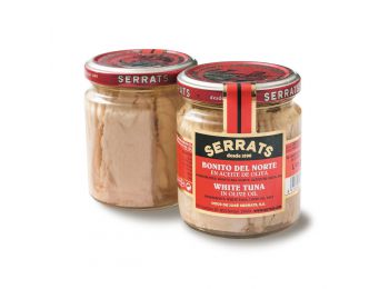Serrats üveges tonhal bio olívaoljaban 190g