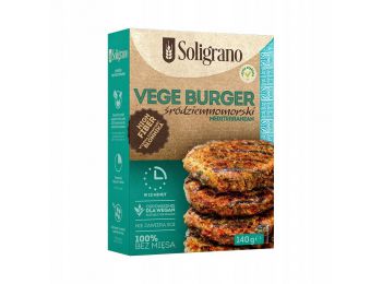 Soligrano vegán burger alappor mediterrán 140g