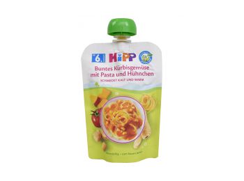 Hipp 8560 sütőtökös-csirkés tészta tasakos 130g