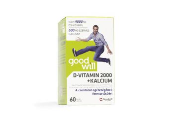 Goodwill d-vitamin 2000+kálcium 60db