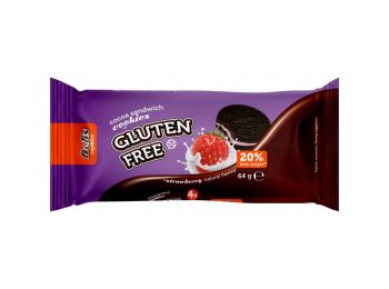 Bob gluténmentes keksz epres krémmel 64g