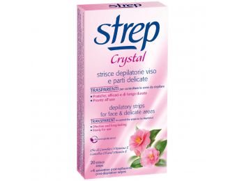 Strep crystal szőrtelenítő csík arc&bikinivonal 20db