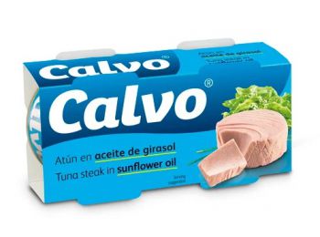 Calvo tonhal napraforgó olajban 2x80g