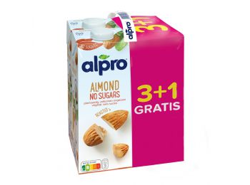 Alpro mandulaital cukormentes 4x1000ml