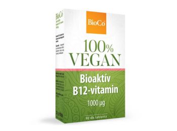 Bioco vegán bioaktív b12-vitamin tabletta 90db