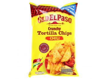 Old elpaso tortilla chips chili 185g