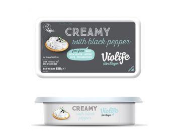 Violife növényi krém creamy feketebors 150g