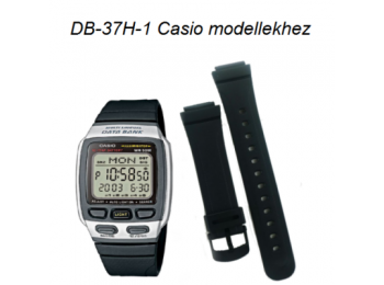 DB-37H-1 Casio fekete műanyag szíj