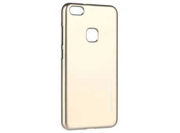 Huawei P10 Lite, szilikon tok Mercury i-Jelly TPU, arany