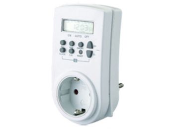 Digitális beltéri, heti időzítő óra