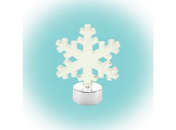LED-es asztali dísz, hókristály