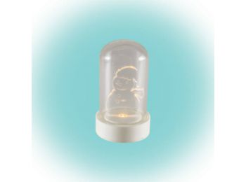 LED-es asztali dísz, hóember