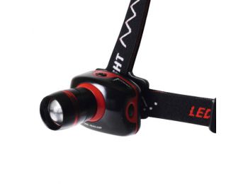 LED-es fejlámpa, fém, fókuszálható