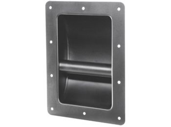 Süllyesztett fogantyú hangfalhoz, fém, 220 x 163 x 60 mm