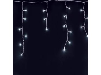 LED-es fényfüggöny, 8 programos, 10m, IP44, 230V