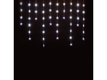 LED-es fényfüggöny, csillag, 1,35m, 230V