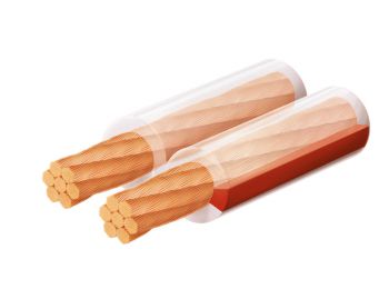 Hangszóróvezeték, transzparent, 2x4 mm, 50 m/tekercs