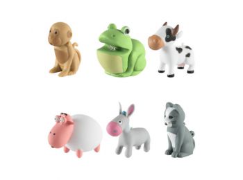 LED-es állatfigurás kulcstartó