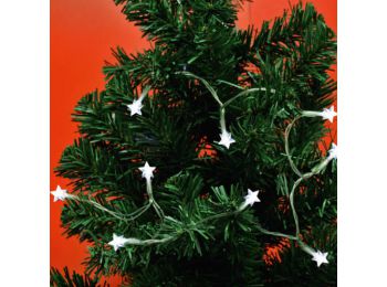 LED-s izzósor, csillag, 0,9m, 3V