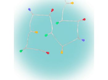 LED-es mini gömb fényfüzér