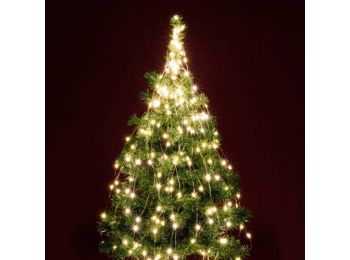 LED-s izzósor-csokor, mikroszálas, 10 ágú, 1,9m, IP44, 2