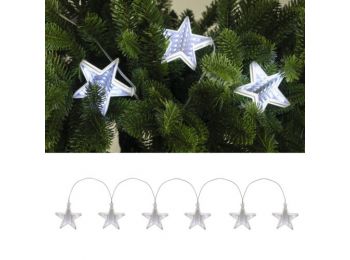 Tükördísz fényfüzér, csillag