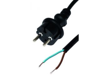 Hálózati csatlakozókábel, 2x1, 3m