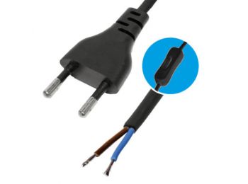 Hálózati csatlakozókábel kapcsolóval