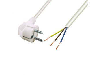 Hálózati csatlakozókábel, 3x0,75, 2m