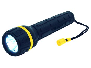 Elemlámpa, vízálló, gumírozott