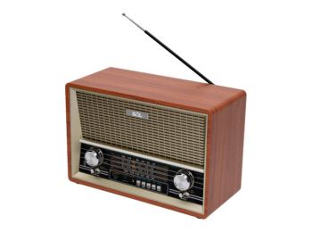 Retro asztali rádió és multimédia lejátszó