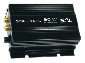 Univerzális autós erősítő, 2 csat., 4ohm, 50W