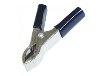 Akkumulátorcsipesz, 30A, 75mm, fekete