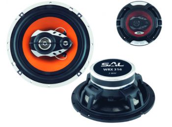 Autóhangszóró-pár, 165mm, 3 utas, 4ohm, 220W