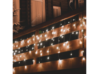 LED-es sorolható jégcsap fényfüggöny