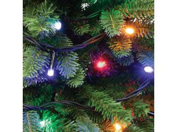 LED-es sorolható, villogó fényfüzér