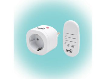 Távirányítható hálózati aljzat szett