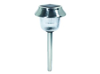 Napelemes kerti lámpa, fém