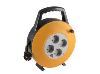 Kábeldob, 4 földelt aljzat, 10 m