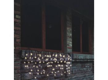 LED-es sorolható fényfüggöny, 4m, IP44