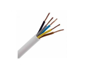 H05VV-F 5x2,5 fehér Műa szig hajlvezeték 300/500V MT