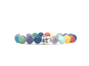 Achátok dagi Buddha karkötő