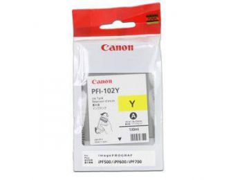 Canon PFI-102 sárga tintapatron