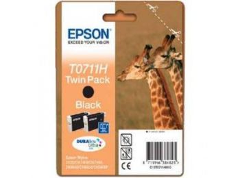 Epson T0711H fekete tintapatron, dupla
