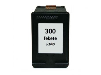 Hp 300 fekete utángyártott tintapatron (Hp CC640EE)
