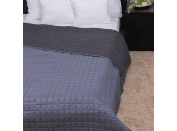 LAURA szürke ágytakaró 235x250 cm